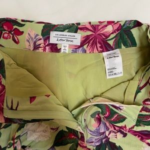 & Other Stories floral shorts w/ tie. Never worn